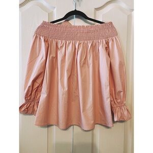Soprano woman’s off shoulder pink blouse size XS